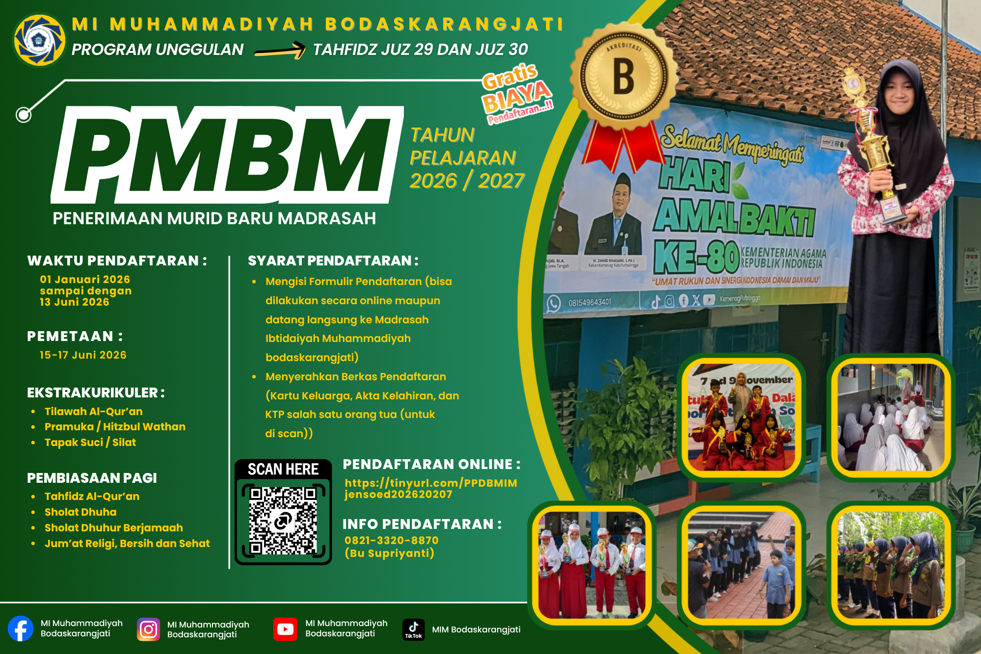 Pendaftaran Peserta Didik Baru (PPDB) Tahun Ajaran 2026/2027