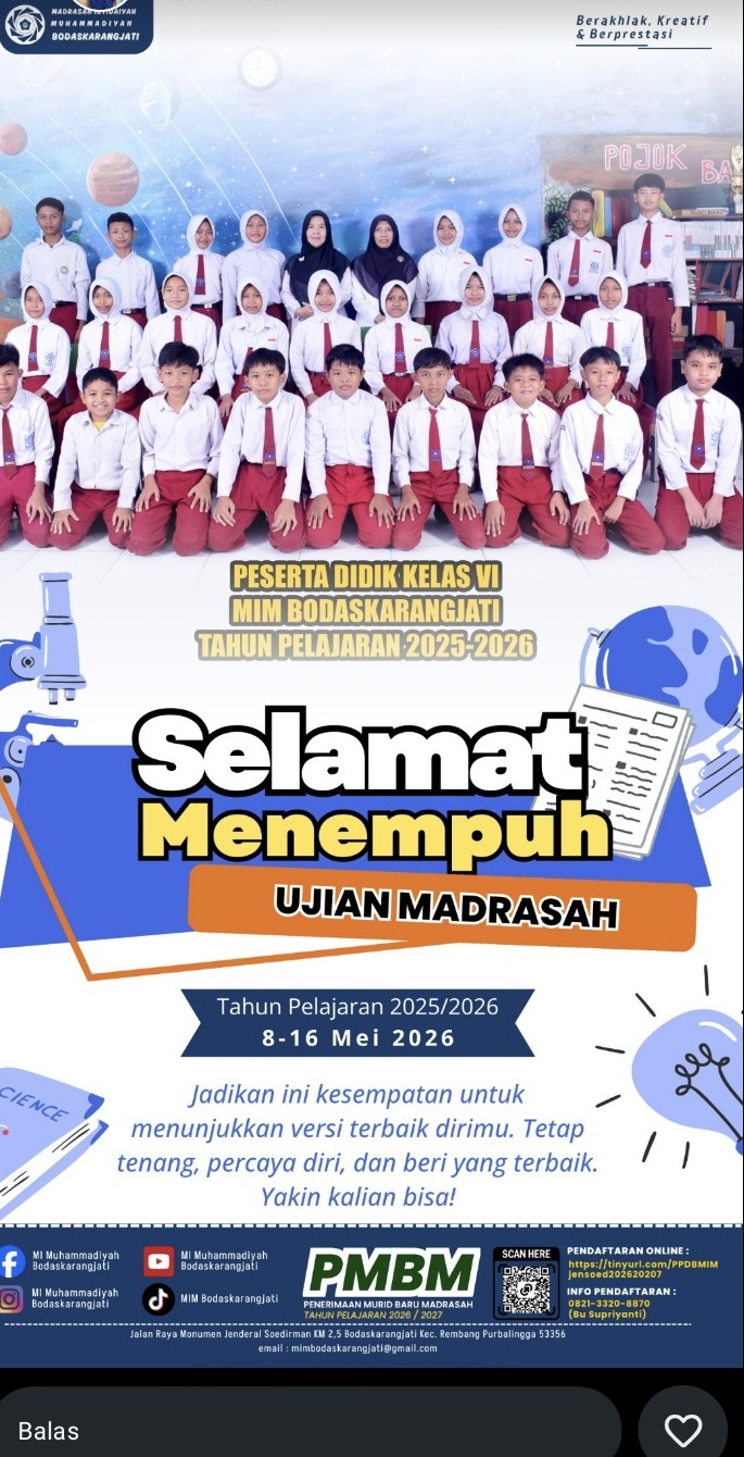 Selamat Menempuh Ujian Madrasah